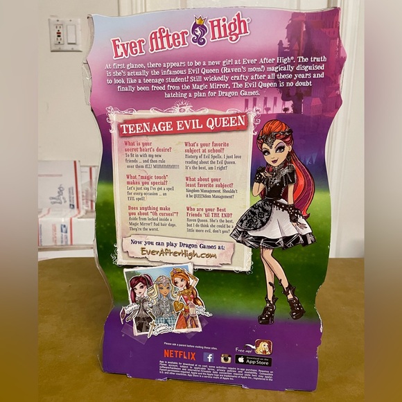 Ever After High | Toys | Nwt Nrfb Ever After High Teenage Evil Queen ...